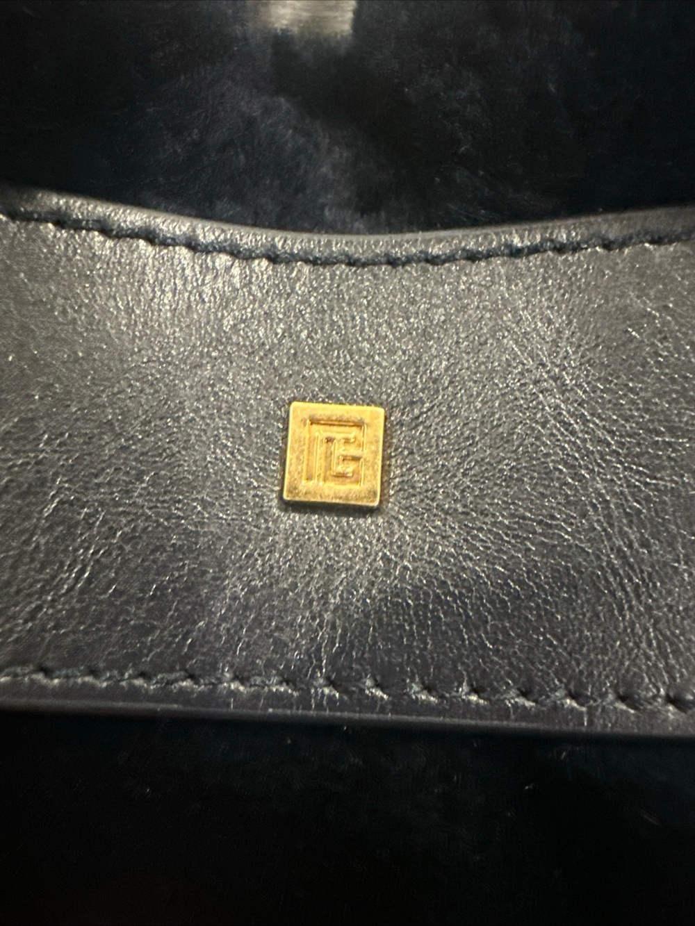 Balmain Mini Anthem Bag In Shearling - Picture 10 of 10